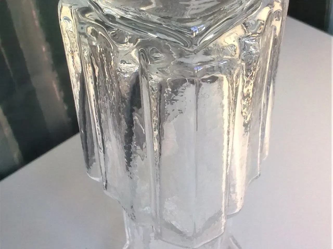 Billede 9 - Is glas skulptur RETRO grenvase NY formgivning