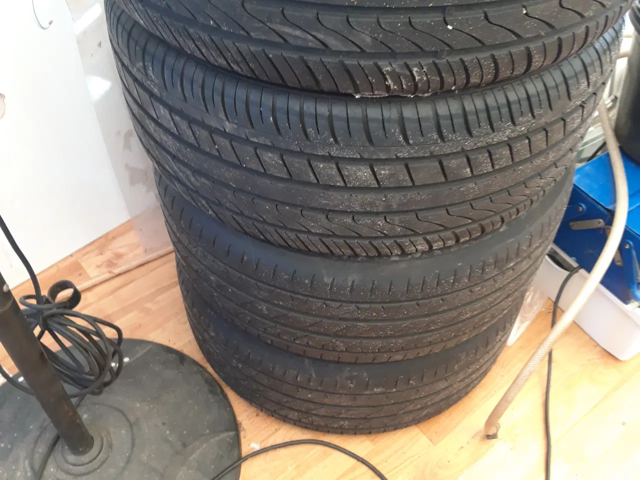 Billede 3 - 4 stk Mercedes alufælge med gode dæk