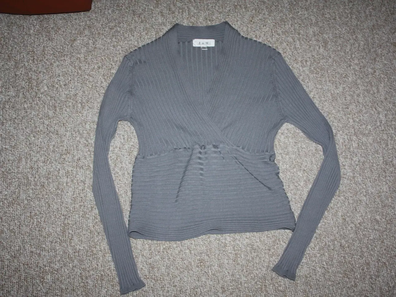 Billede 1 - J&W – Paris Ribbed Silk Sweater Tu str. S 80% silk