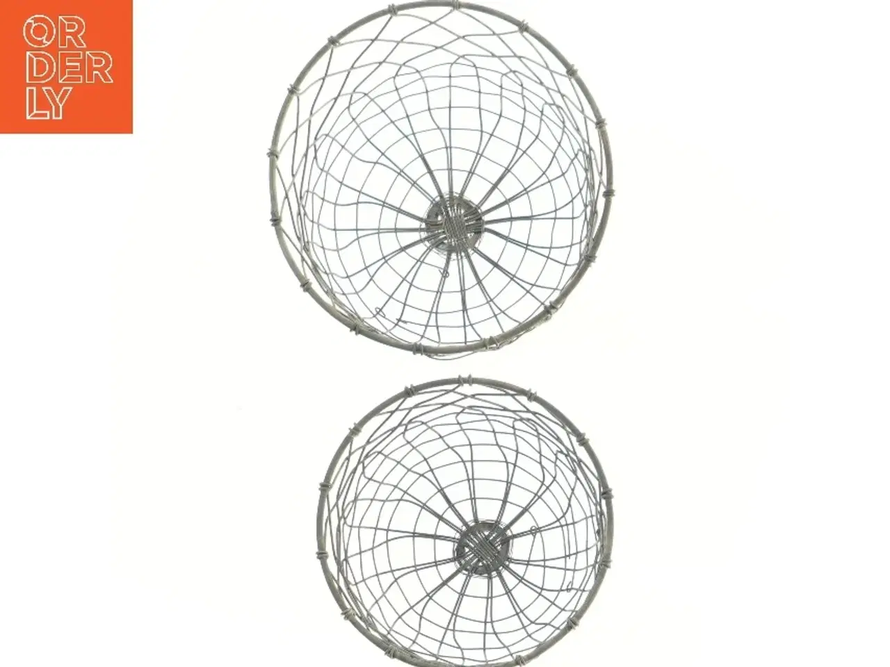 Billede 2 - Trådkurve sæt af 2 (str. Ø 19 og 16 cm)