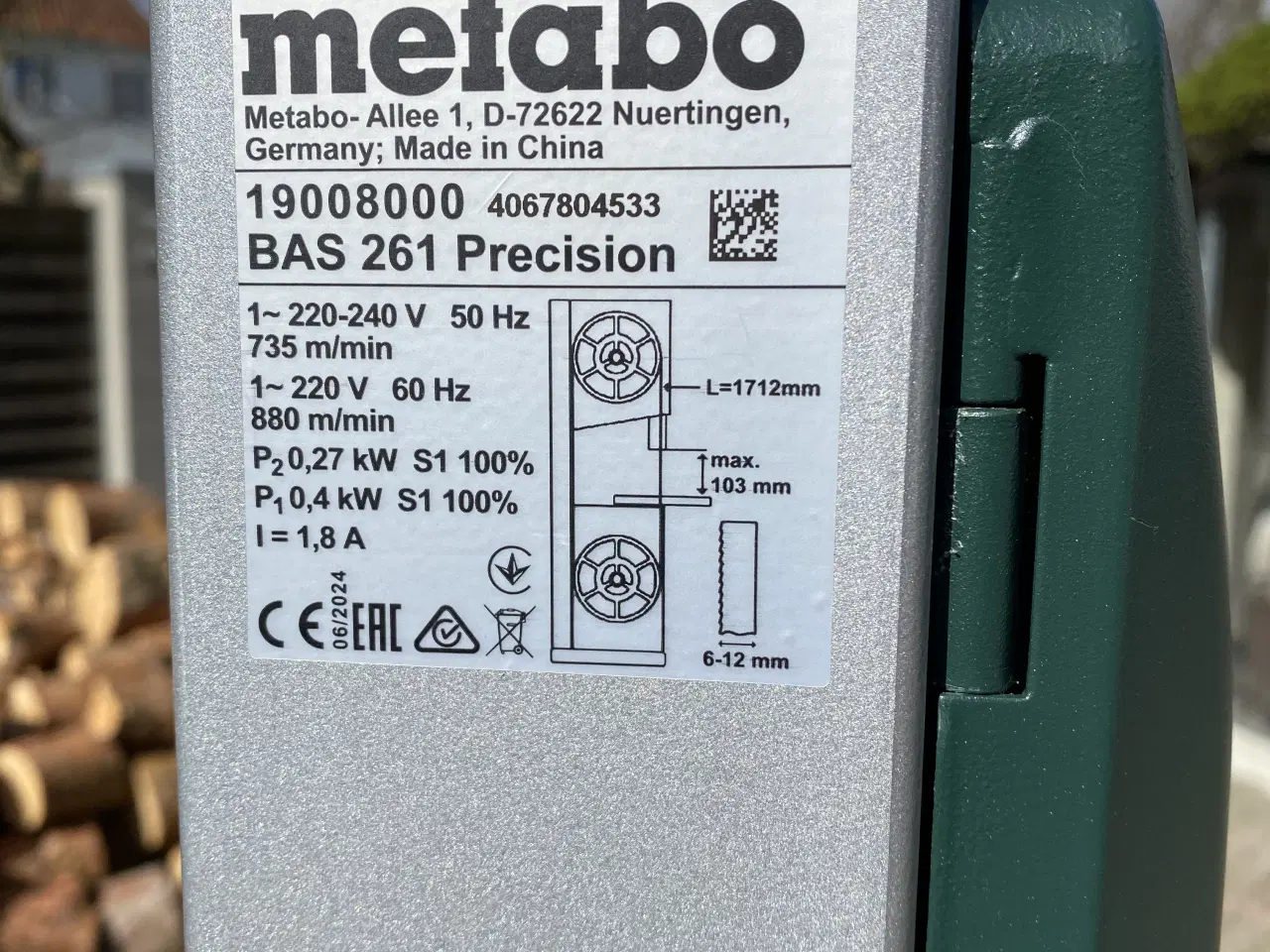 Billede 3 - Metabo BAS 261