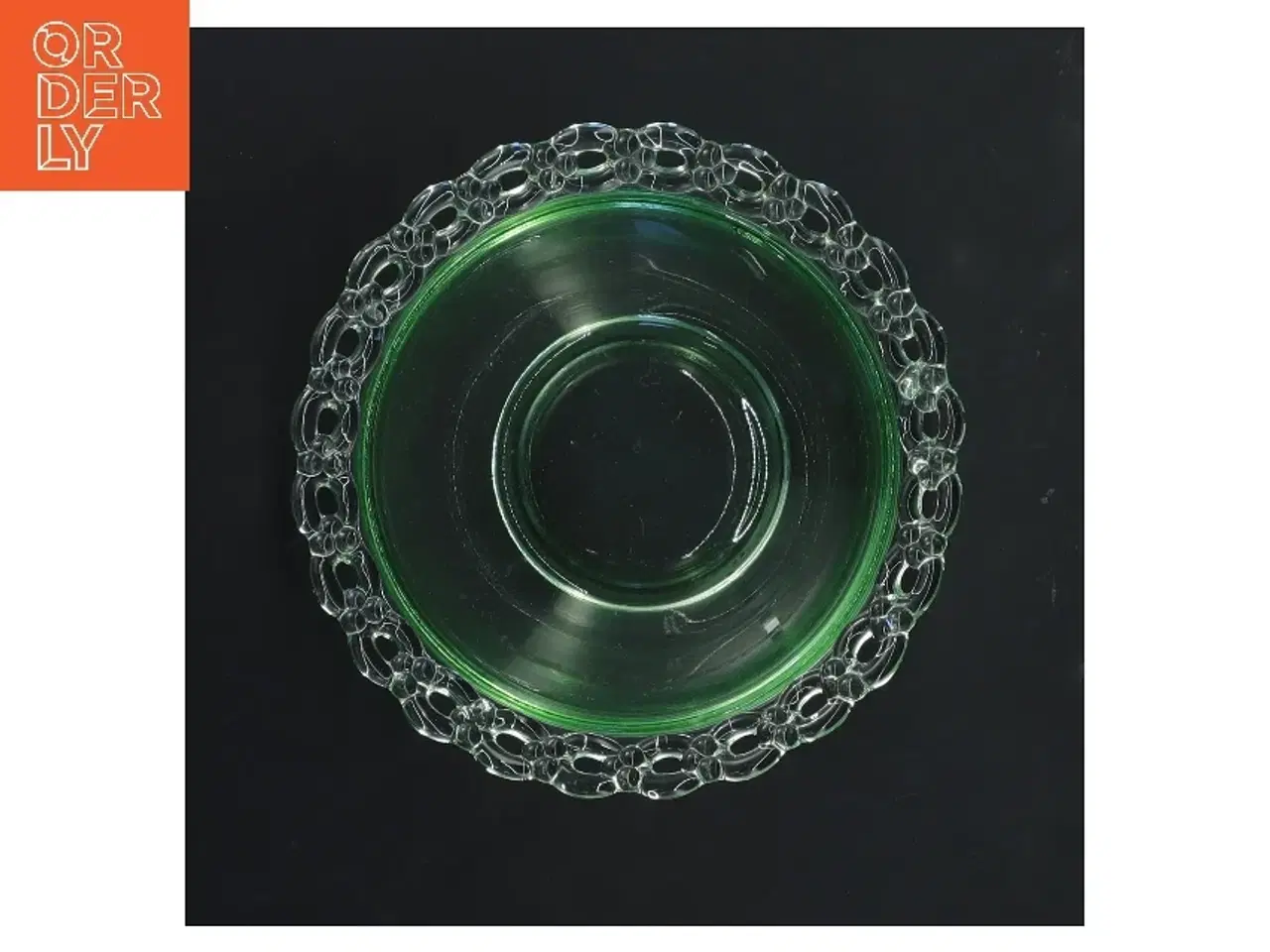 Billede 3 - Grøn glasskål (str. Ø 13 cm)