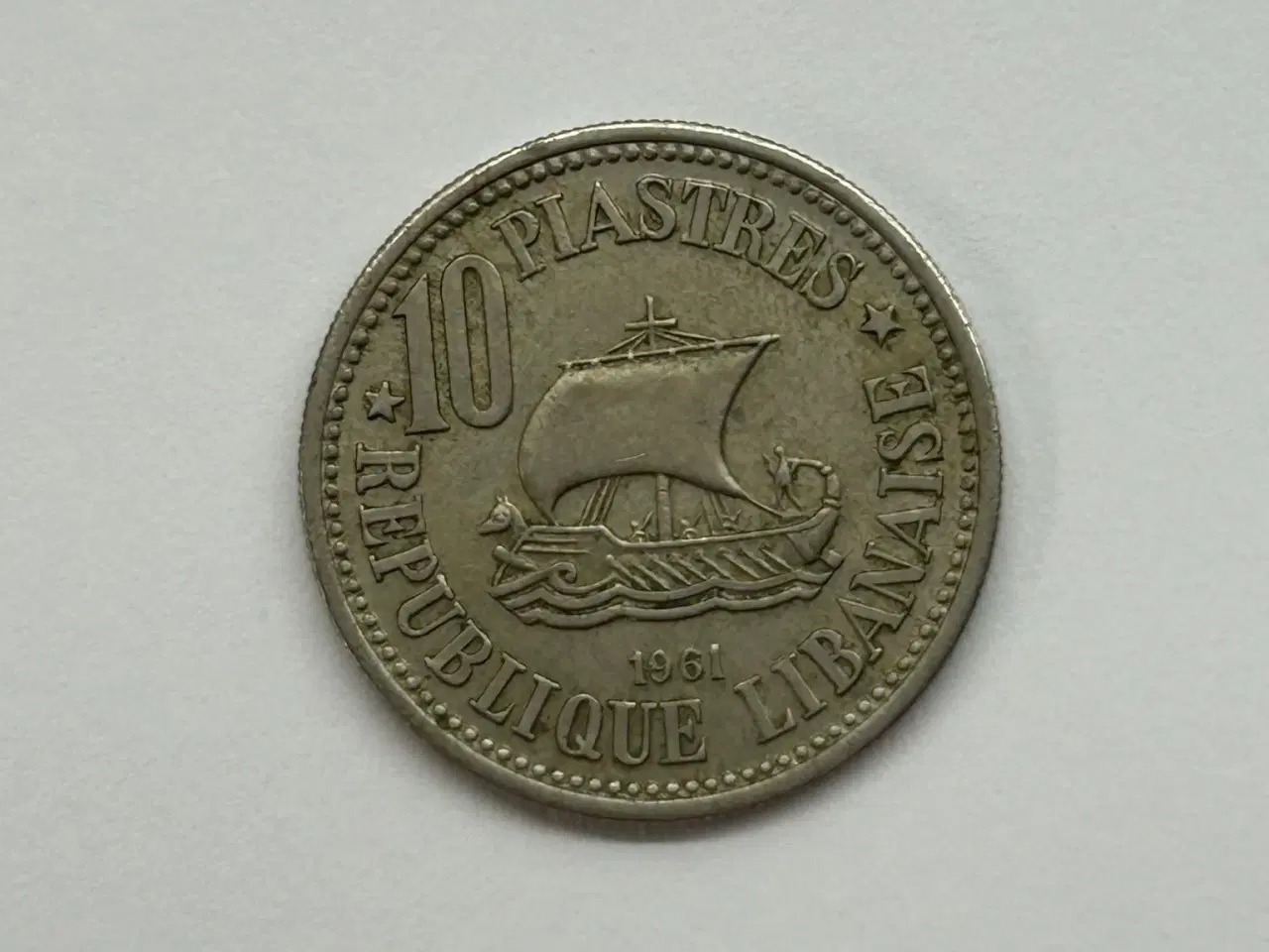 Billede 1 - 10 Piastres Lebanon 1961