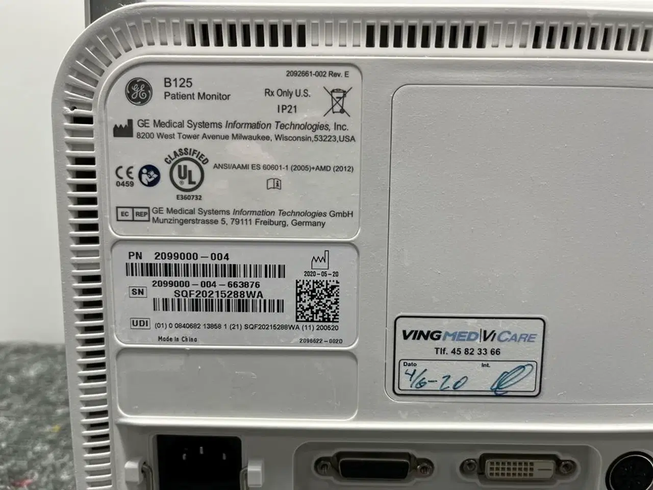 Billede 9 - Patient Monitor GE B125