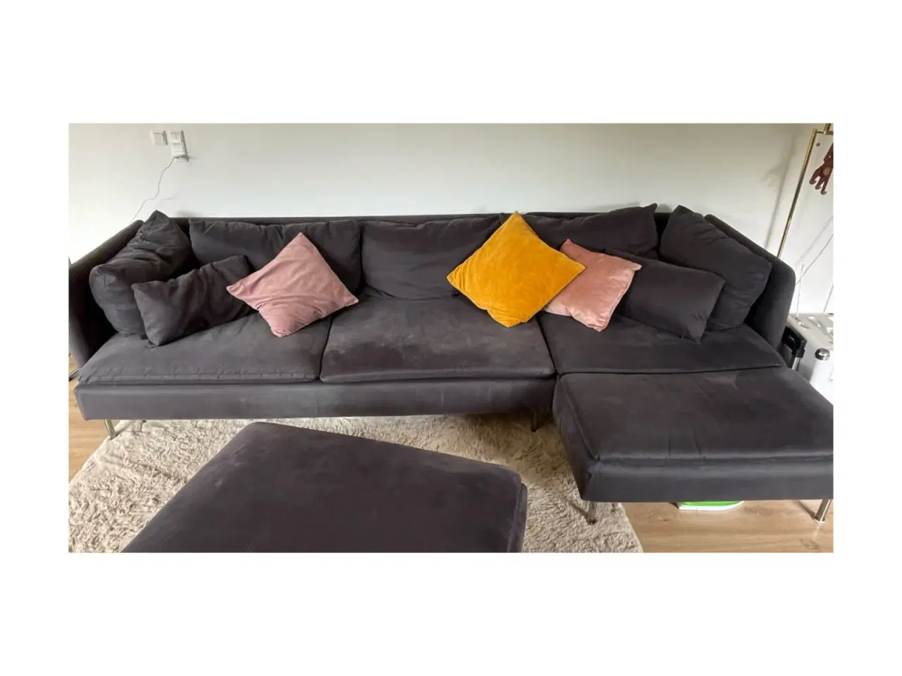 Billede 9 - IKEA SÖDERHAMN modulsofa m. chaiselong – mørkegrå 