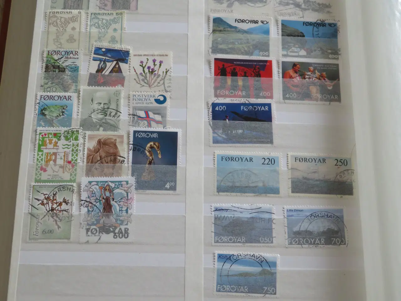 Billede 1 - Færøerne, 47 forskellige frimærker
