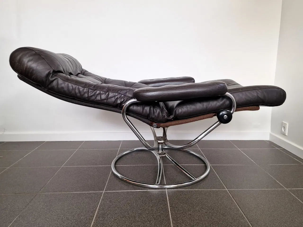 Billede 5 - Lækker norsk vintage "Stressless" lænestol. 