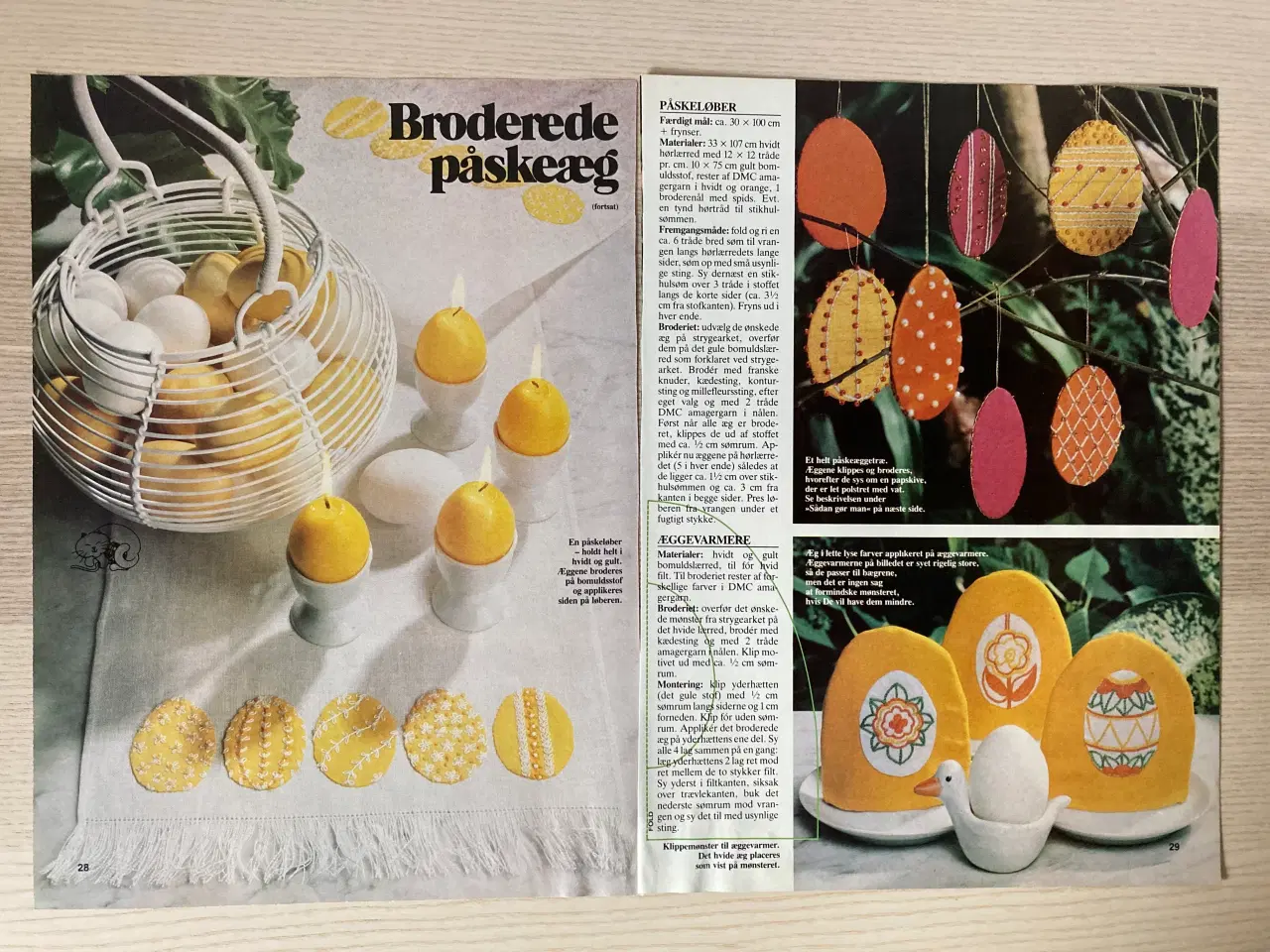 Billede 2 - Mønster: Påskeæg, incl. AOH strygemønster 4/1982