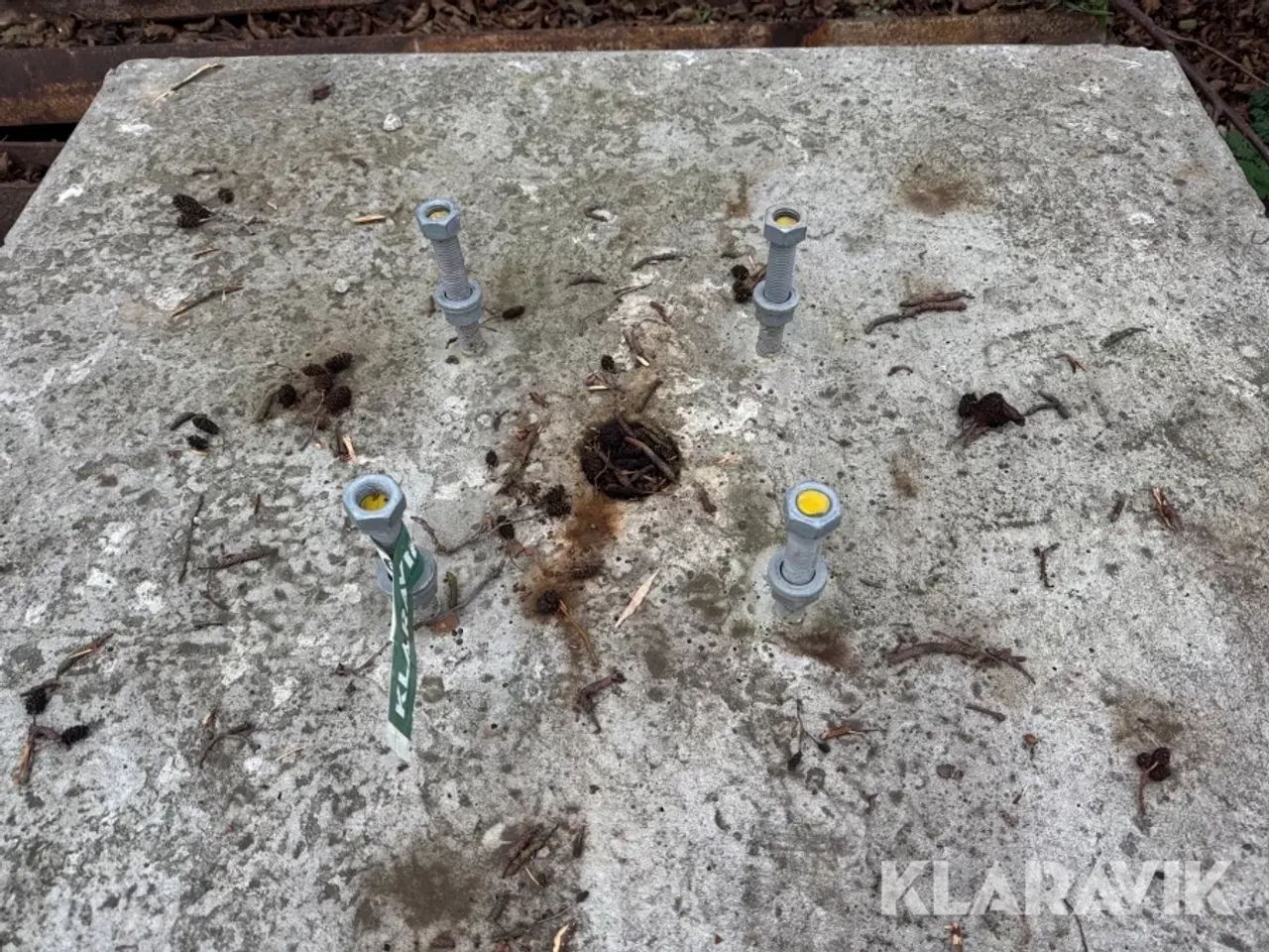 Billede 3 - Mast 9 meter med betonfundament