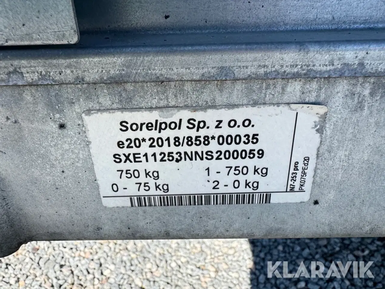 Billede 5 - Tiptrailer Neptun 750kg