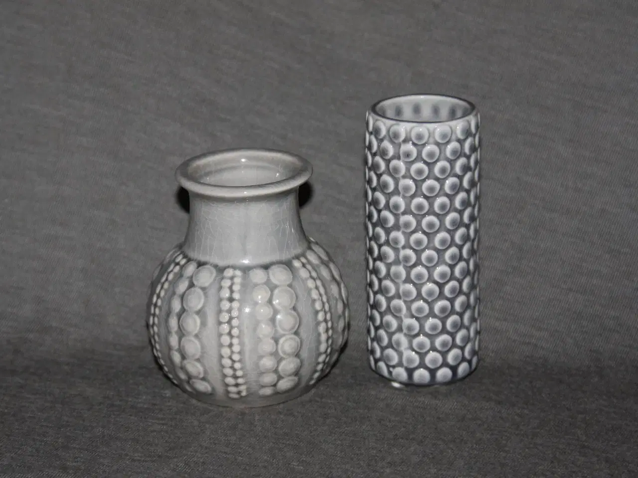 Billede 1 - 2 vaser 13,3 cm og 11 cm, vase