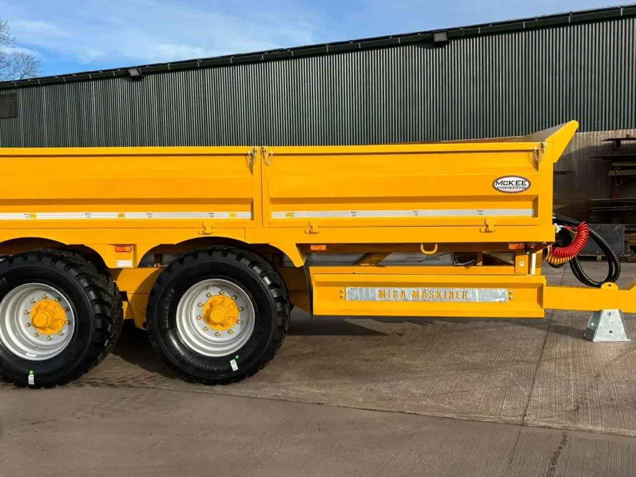 Billede 6 - McKee 16T entrepenørvogn med nedfoldbare sider