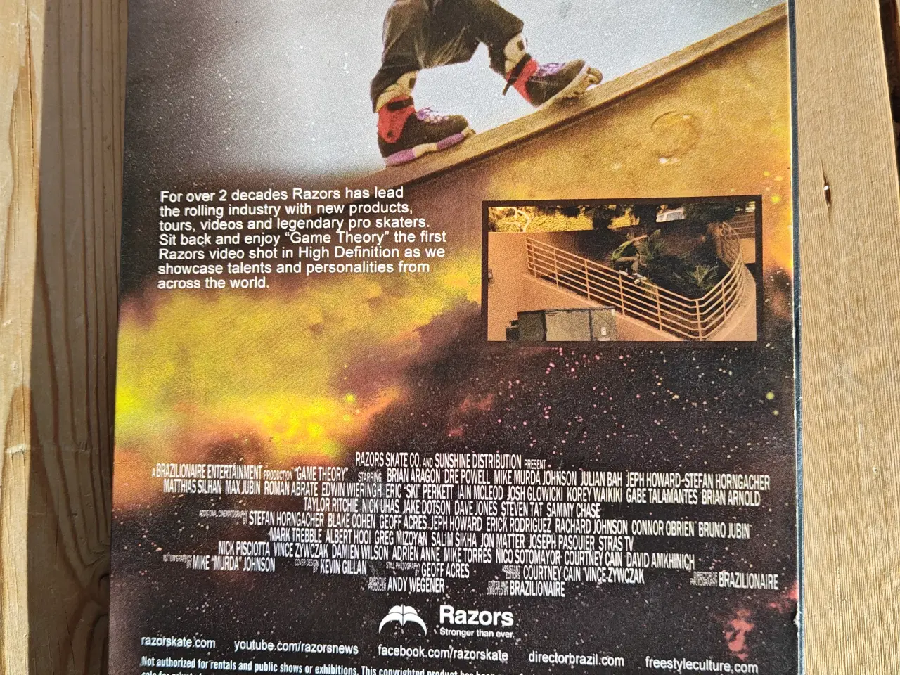 Billede 2 - Game Theory Razors Brian Aragon DVD Rollerskating