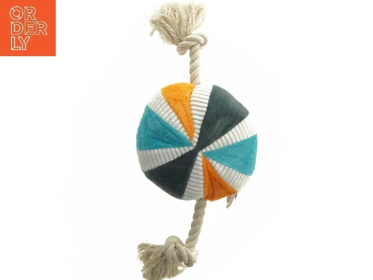 Billede 2 - Hundelegetøj i stof med reb fra Anione (str. 43. x 16 cm)