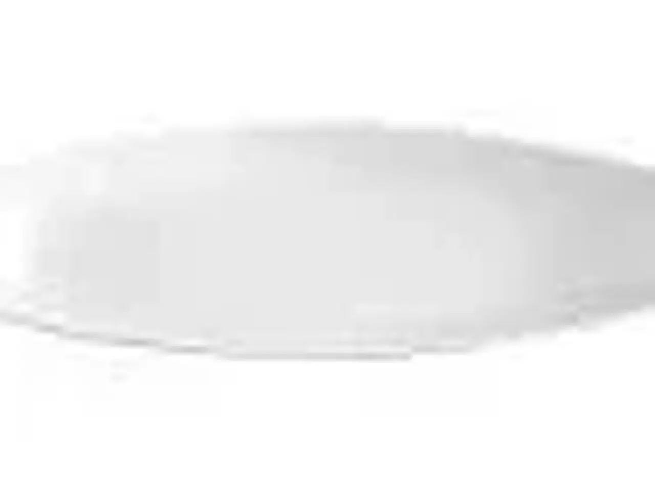 Billede 1 - 44 stk. Buffetfad EHG oval 290 mm hvidt porcelæn