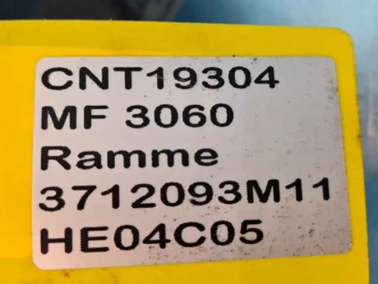 Billede 11 - Massey Ferguson 3060 Ramme 3712093M11
