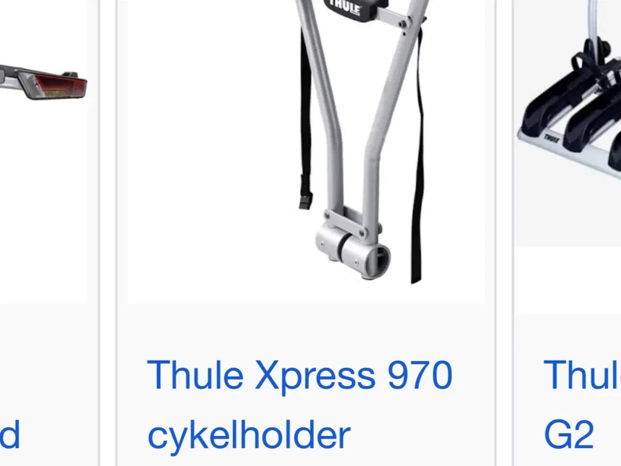 Billede 2 - Lækker thule cykelholder.