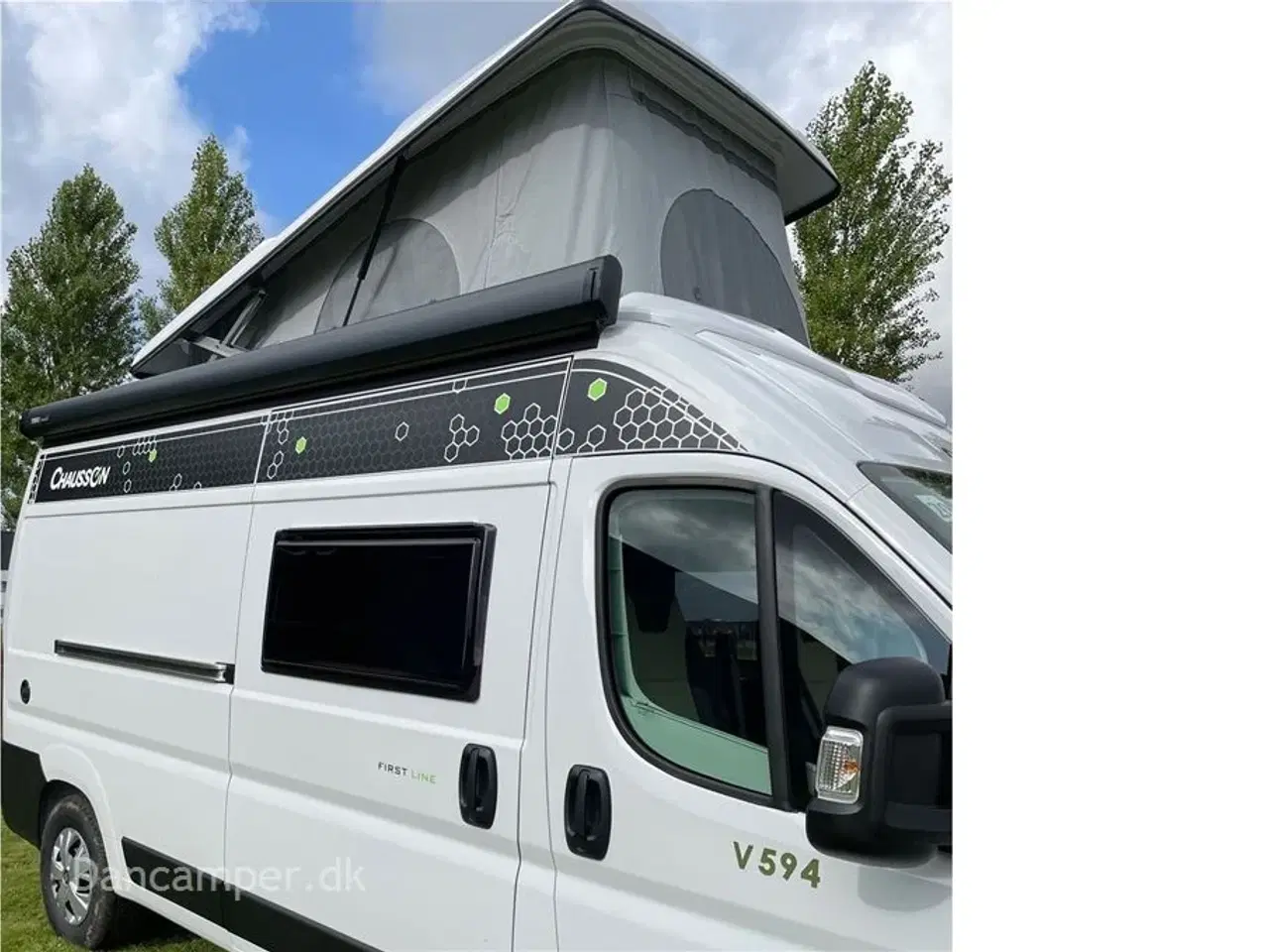 Billede 4 - 2024 - Chausson First Line V594 Pop-Up   Den korte van nu med pop-up tag. 140Hk. Tilbehørspakke, Connectpakke, Articpakke, markise og solpanel.