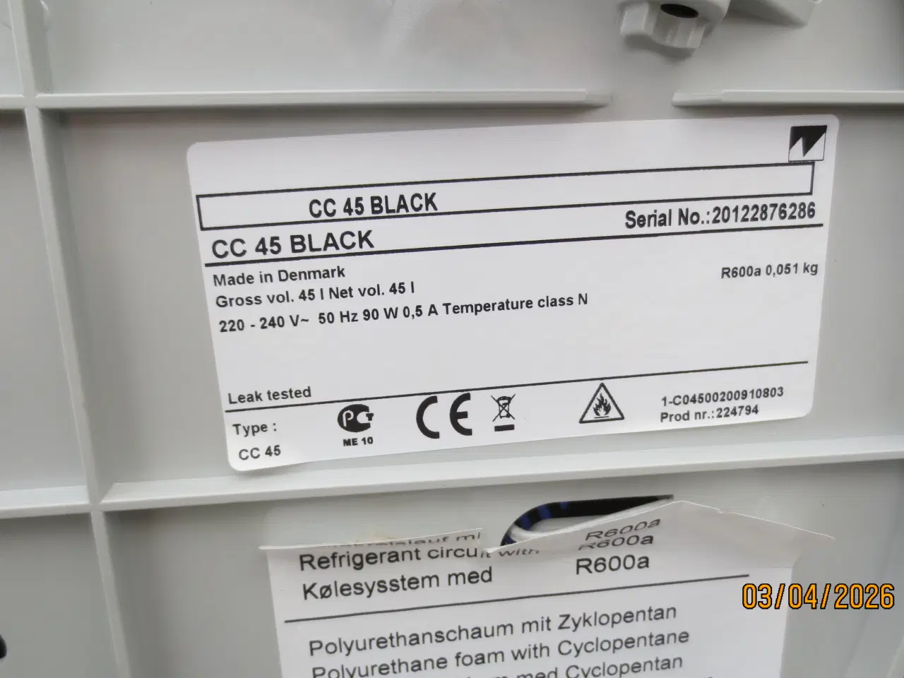 Billede 5 - 1 stk Rund Kølerboks CC45 Black