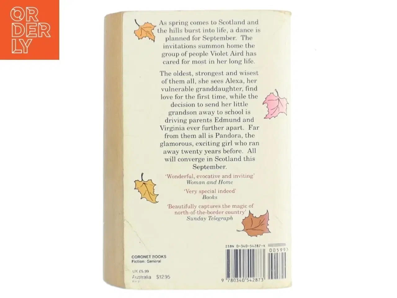 Billede 1 - September af Rosamunde Pilcher (Bog)