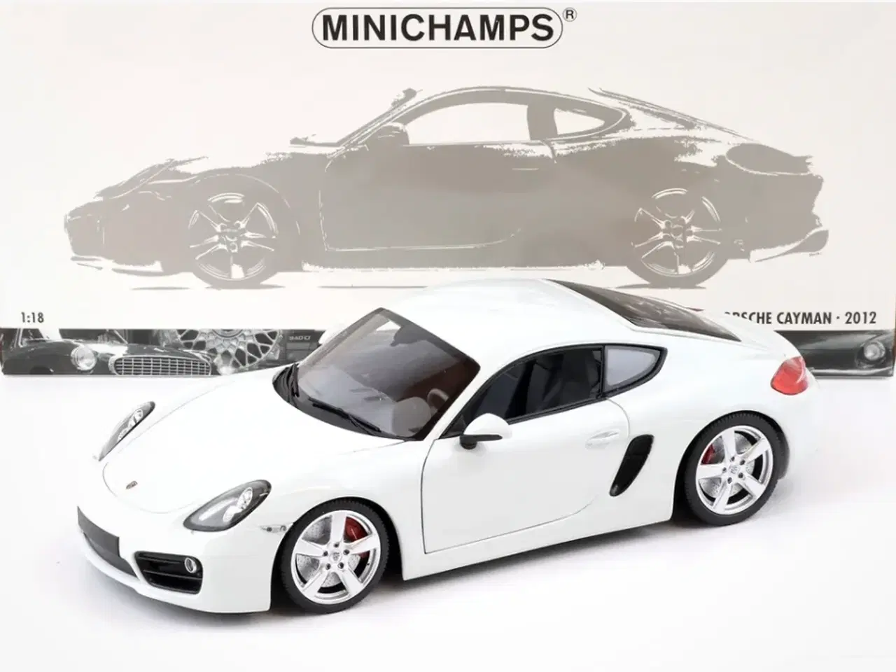 Billede 1 - 1:18 Porsche Cayman S 2012