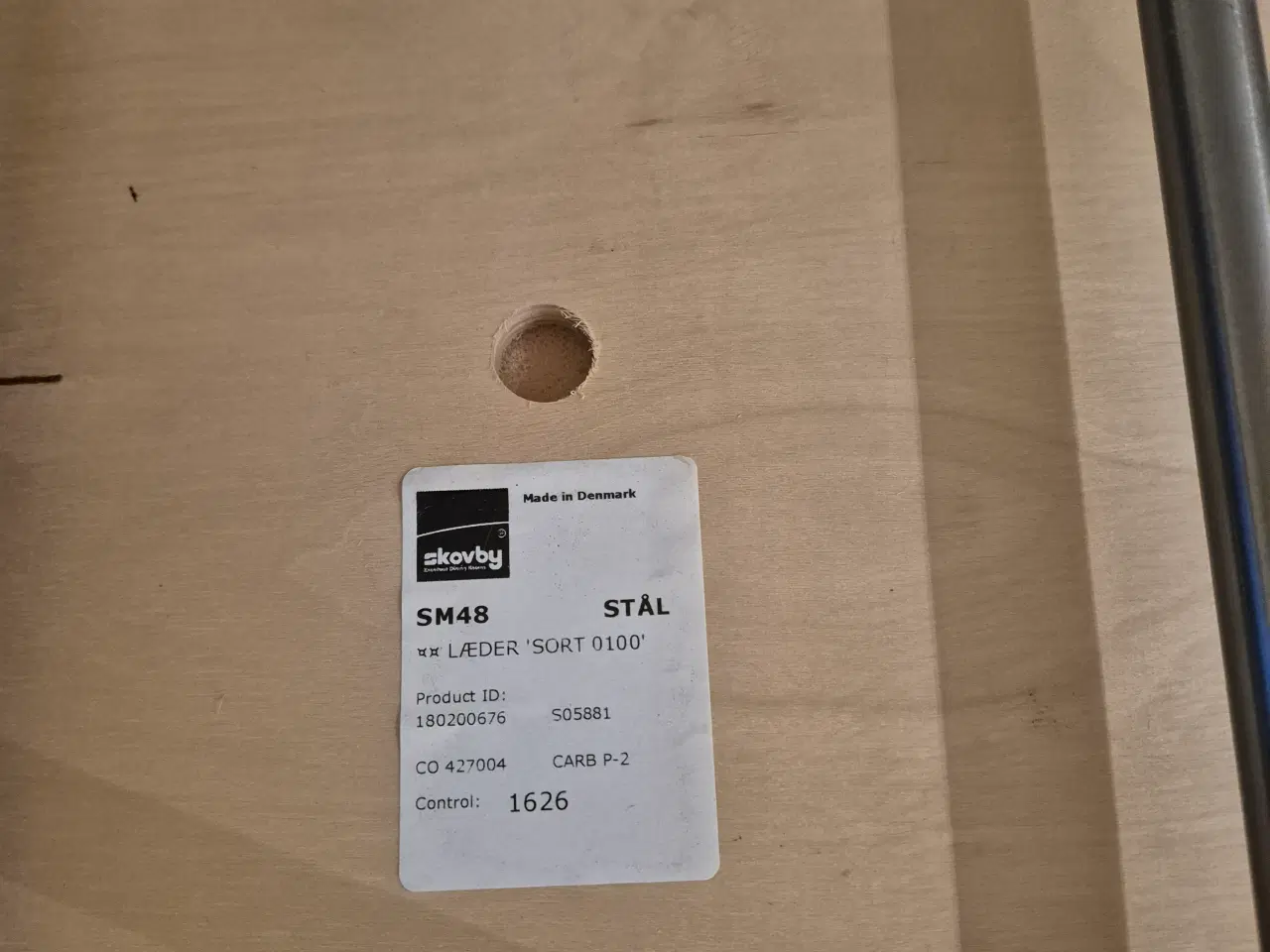 Billede 3 - Skovby Spisebords stole SM48 sort læder