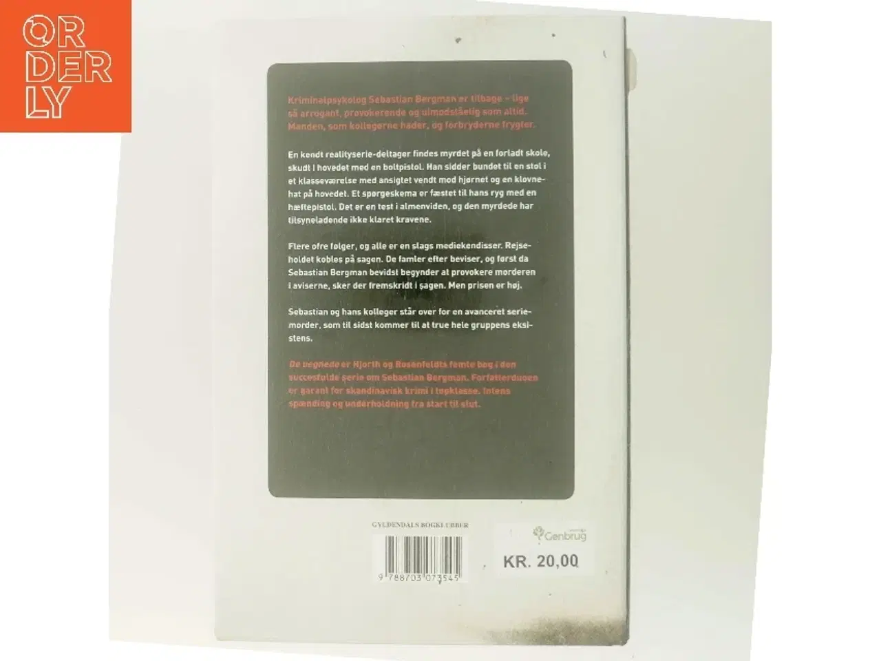 Billede 3 - De uegnede : kriminalroman af Michael Hjorth (f. 1963-05-13) (Bog)