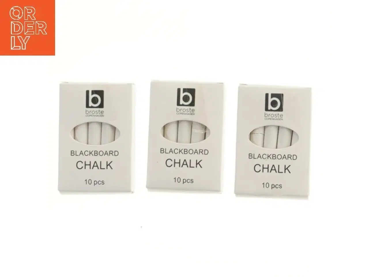 Billede 1 - Tavlekridt 10 stk. fra Broste Copenhagen (str. 8x5 cm)