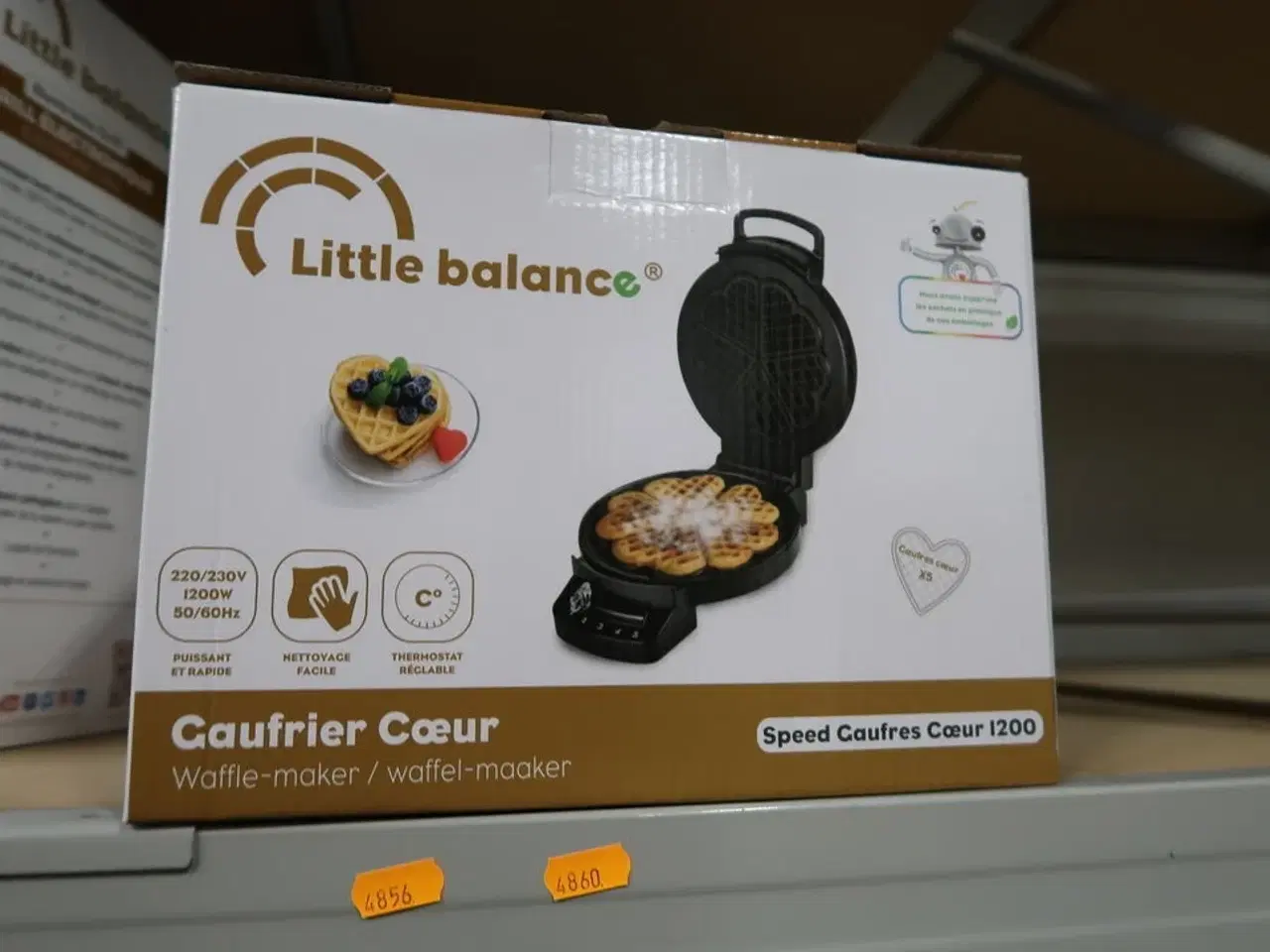 Billede 1 - Vaffeljern LITTLE BALANCE 1200