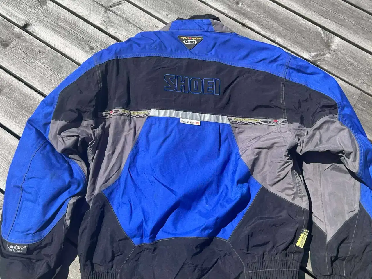 Billede 2 - Shoei sommer motorcykeljakke blå/sort
