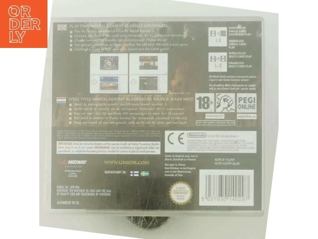 Billede 3 - Ultimate Mortal Kombat. Nintendo DS