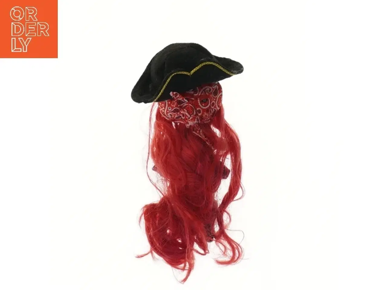 Billede 2 - Piratdukke med rødt hår (str. 18 cm)