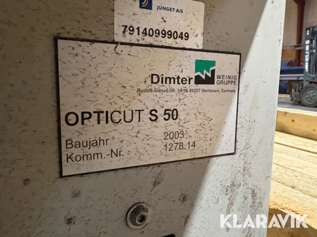Billede 12 - Kap-/optimeringssav Dimter Weinig OptiCut S 50