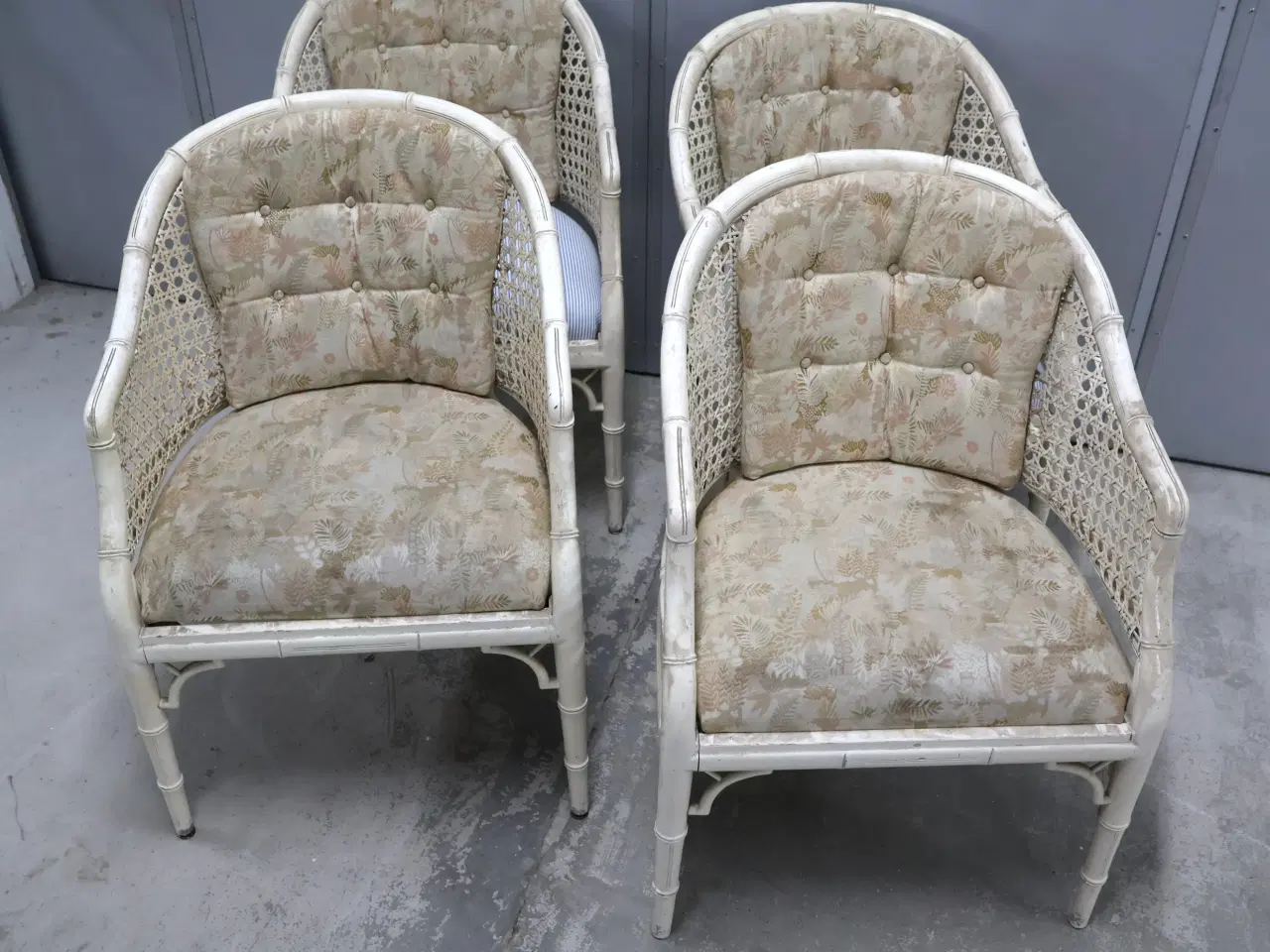 Billede 2 - 4 Stk Miranda of Sweden fletstole fra 1980erne