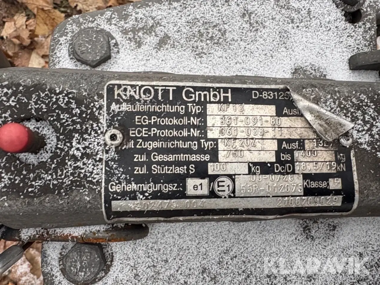 Billede 10 - Lukket trailer Variant B715C2 750 kg. med bremser