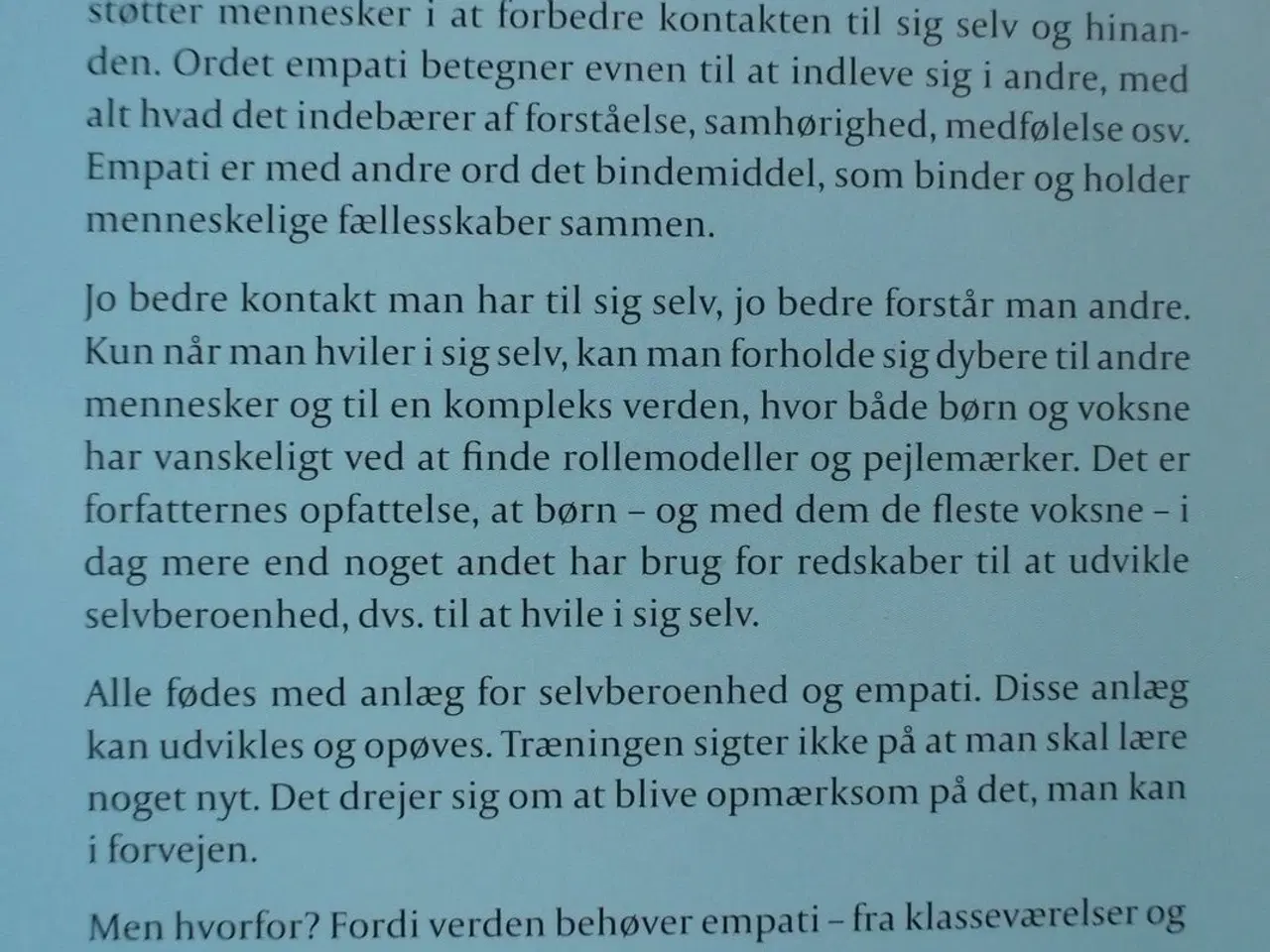 Billede 4 - empati det der holder verden sammen, af helle jens