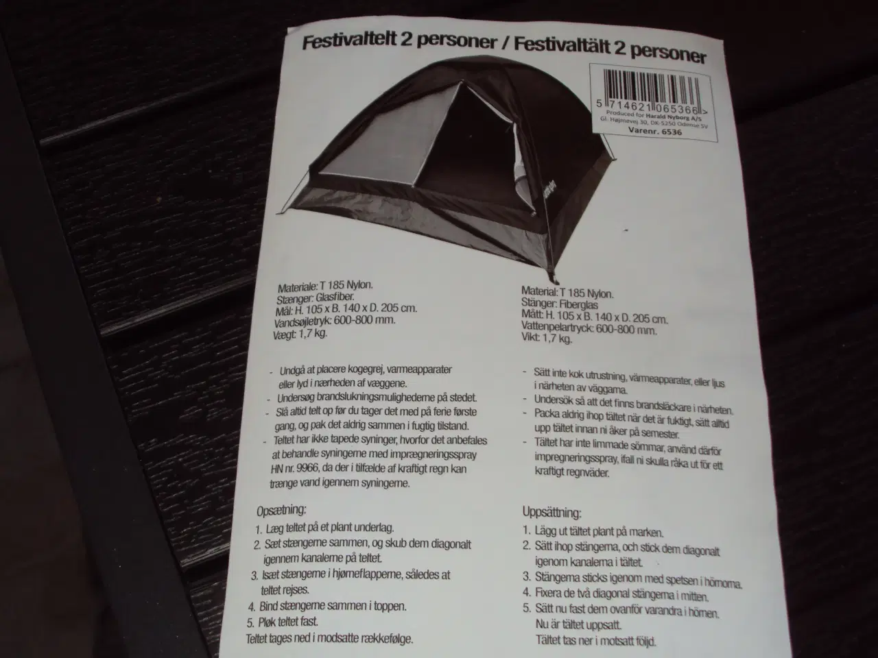 Billede 1 - Festivaltelt 