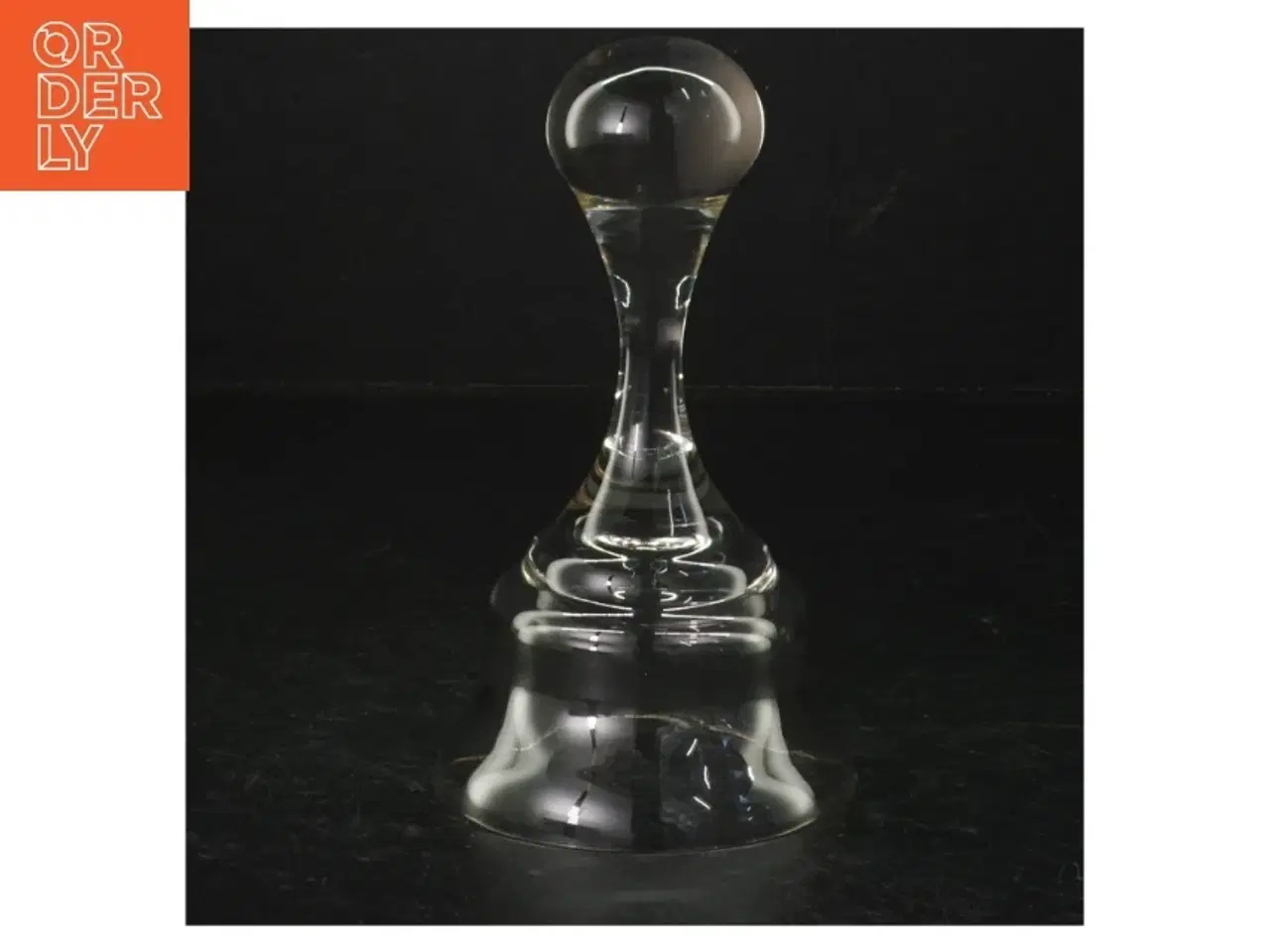 Billede 2 - Glas klokker (str. H. 15,5 cm. ø. 8,5 cm)