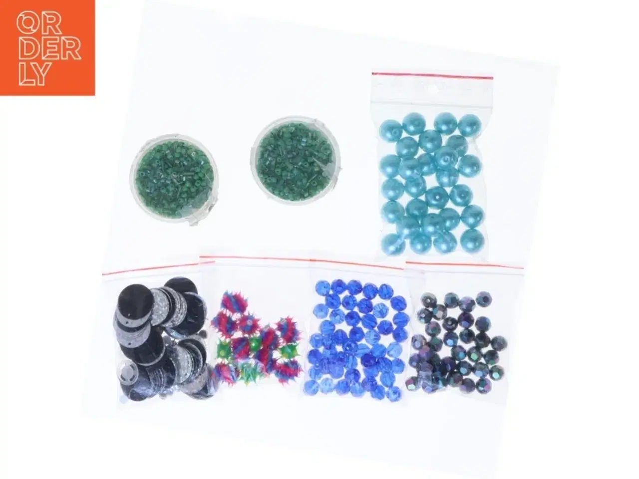 Billede 1 - Perler og rhinsten sæt