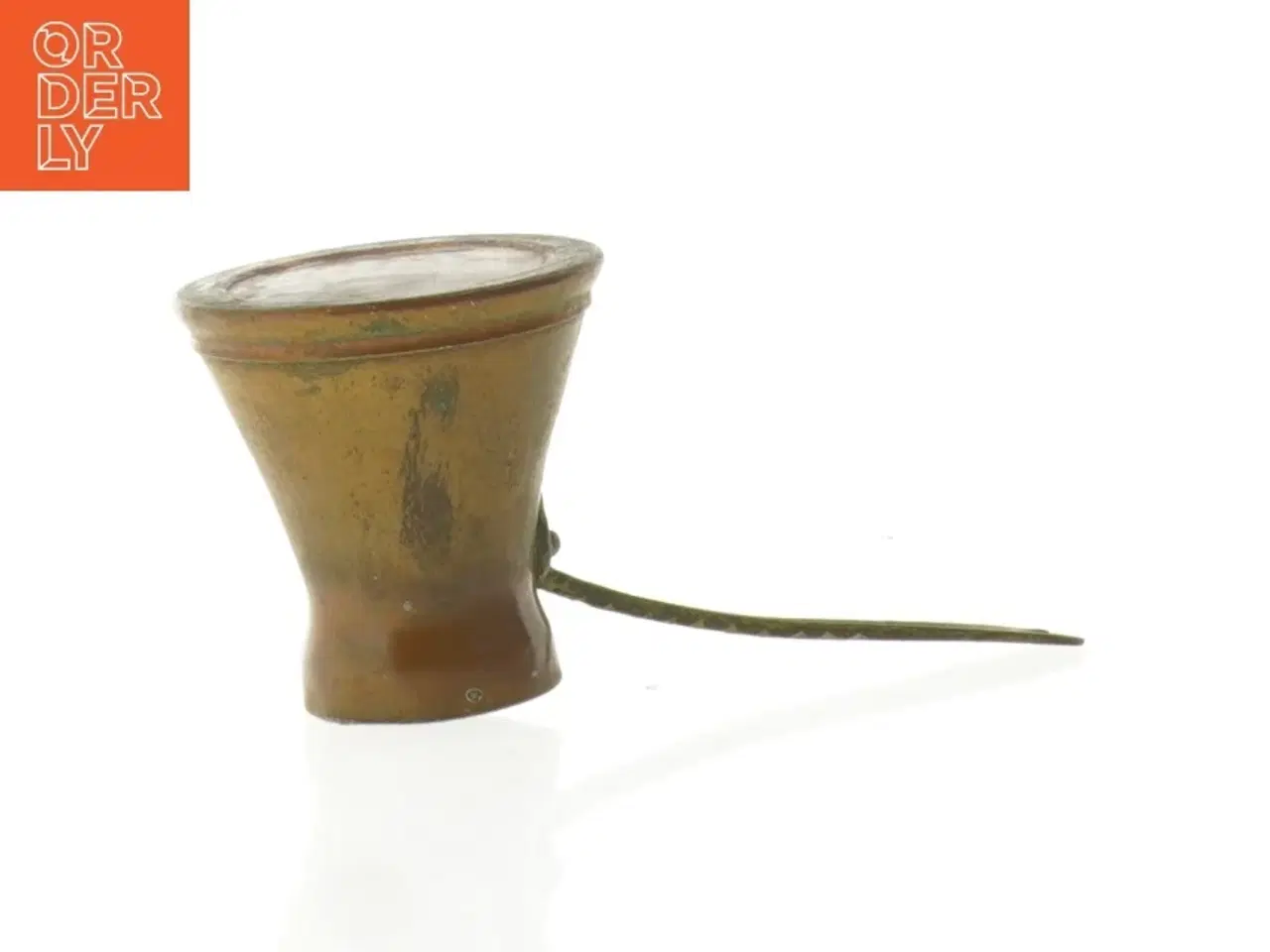 Billede 3 - Gammel messing kande på hank (str. 6 x sx cm)