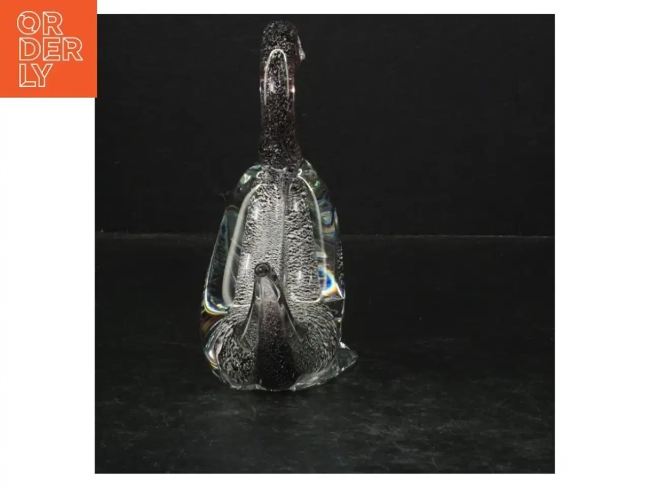 Billede 3 - Glas Figur af fugl (str. 14 cm)
