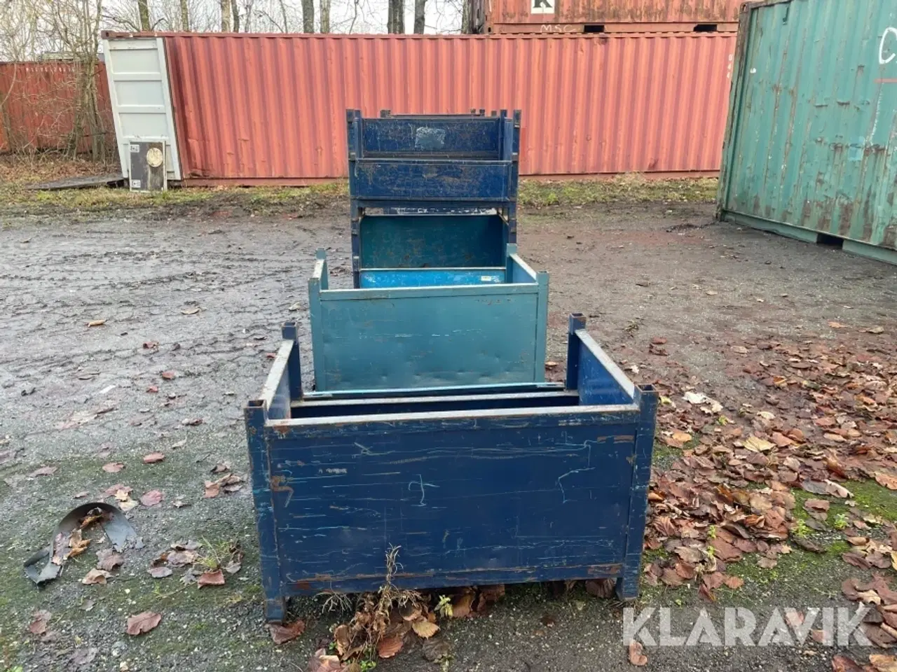 Billede 4 - Metal container 8 styk