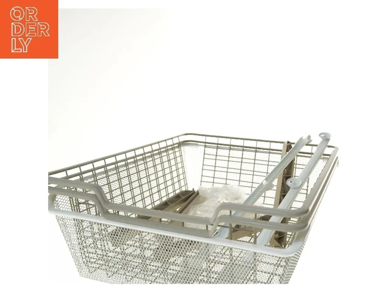 Billede 2 - Opbevaringskurv i metalnet (str. 55x45, 3 styk cm)