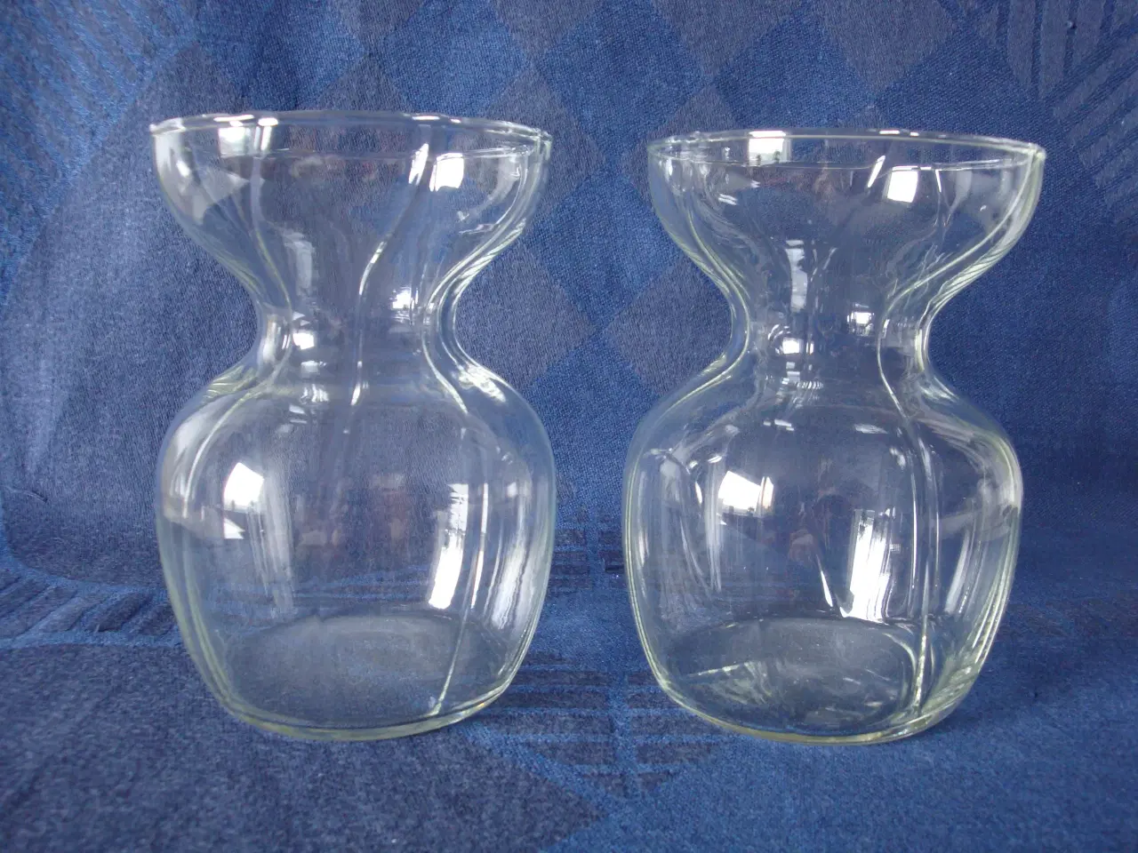 Billede 1 - Hyacintglas 2 stk Holmegaard Glasværk