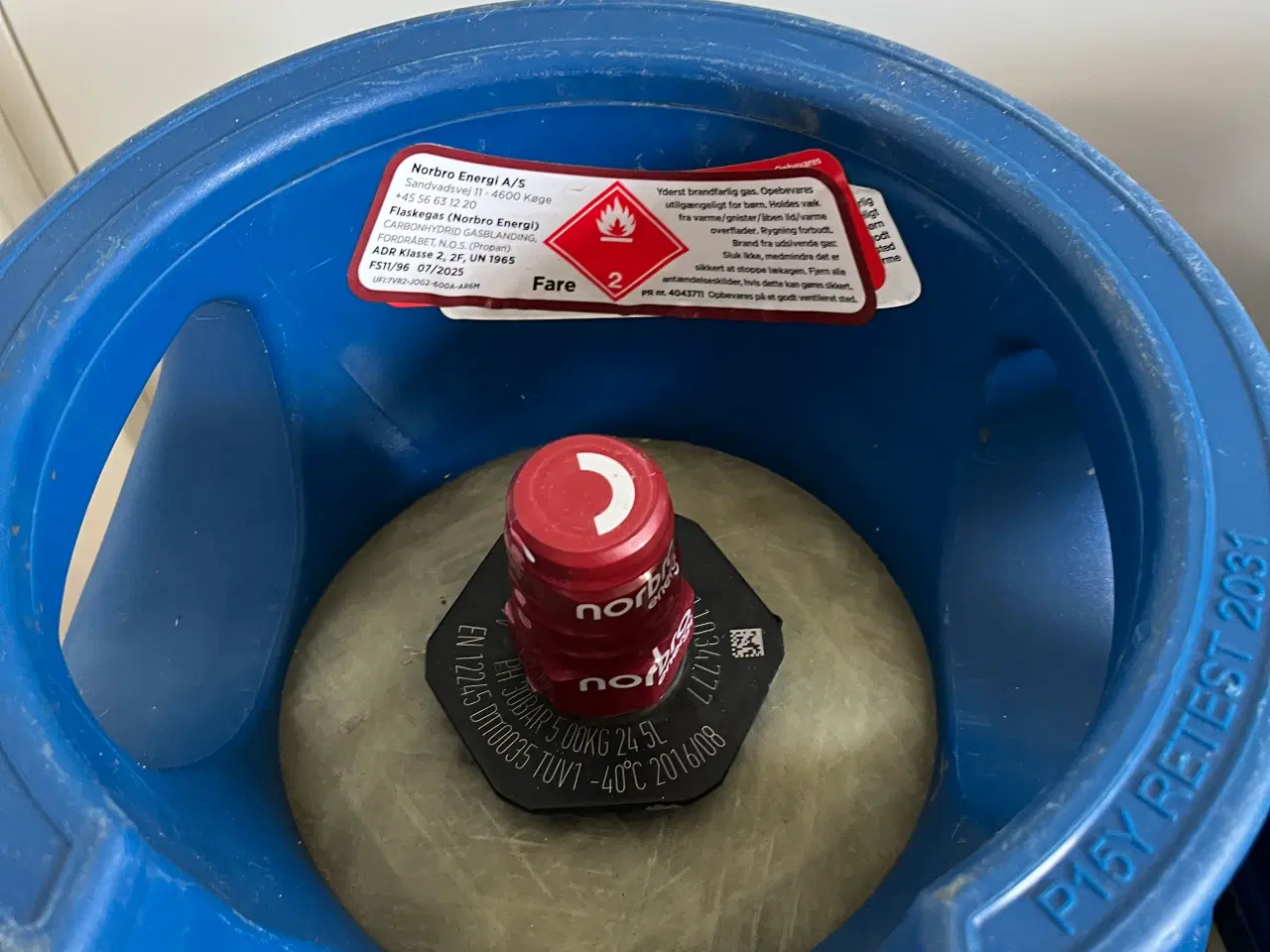 Billede 3 - 10 kg letvægt gas fuld