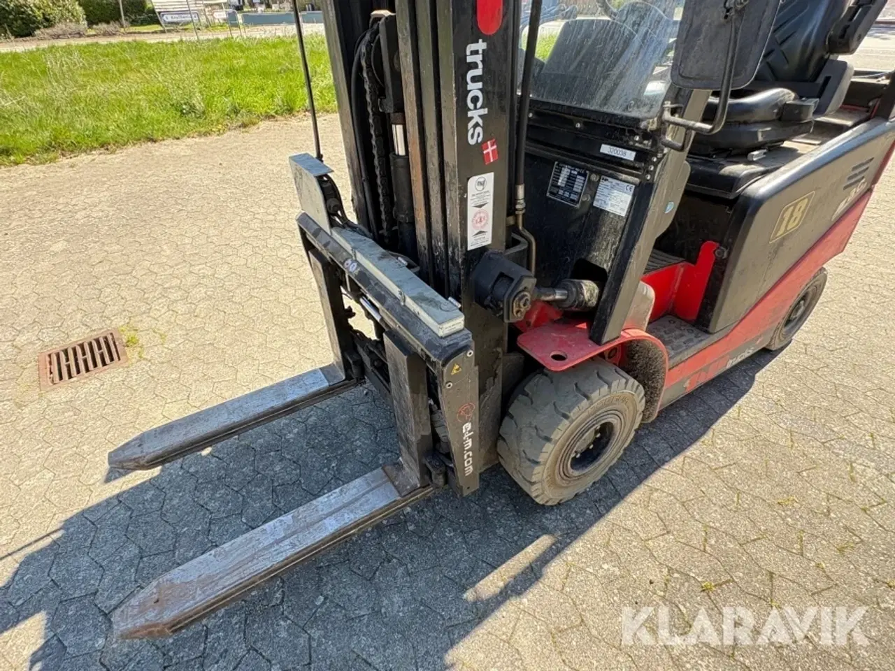 Billede 9 - Elektrisk truck Hangcha CPD18J-C1 med udskydergaffel