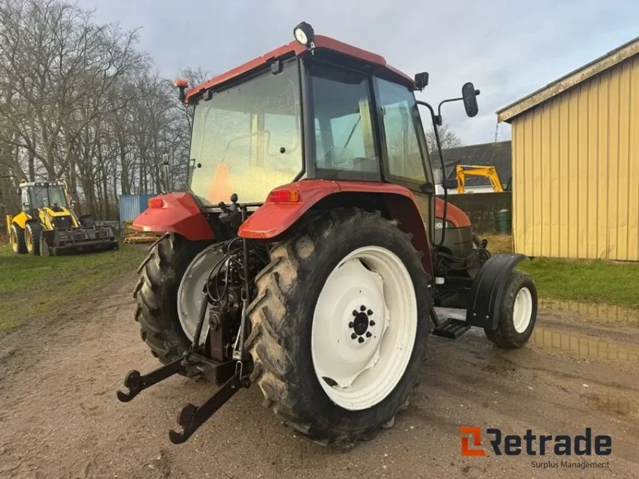 Billede 5 - New Holland L 75 / Fiatagri traktor med kost