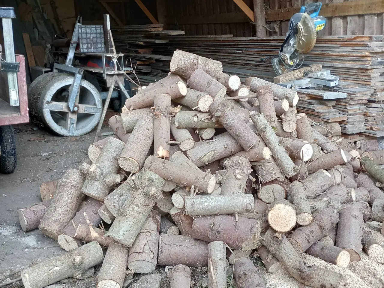 Billede 1 - Trailer fuld brænde sælges