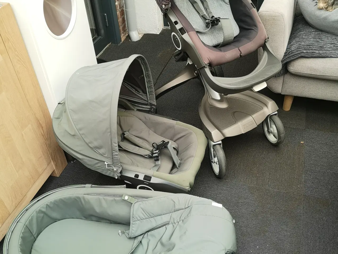 Billede 4 - STOKKE Barnevogn med tre kurve