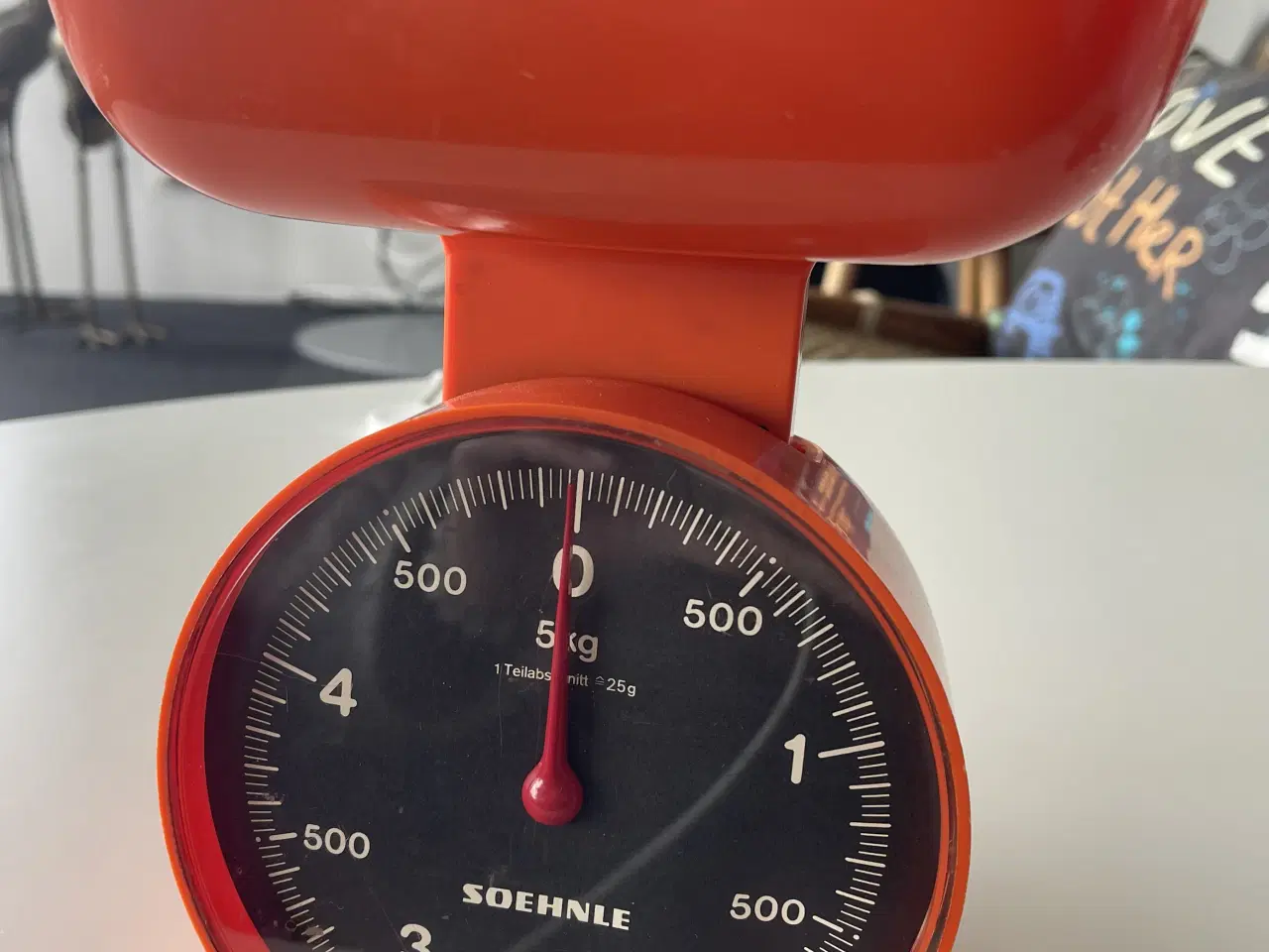 Billede 1 - RETRO SOEHNLE orange køkkenvægt